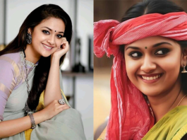 keerthy suresh spotted in shopping mall