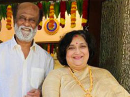 rajini with his wife latha