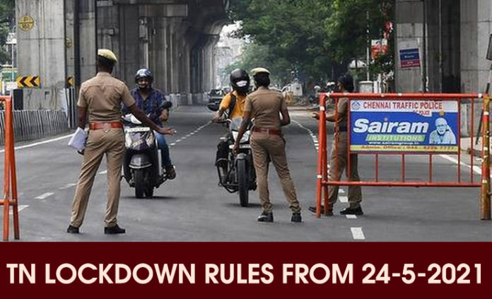 tamilnadu lockdown new rules