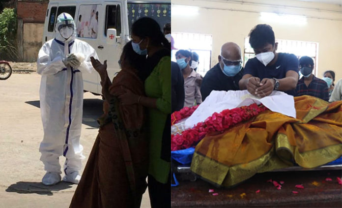 arunrajakamaraja in wife funeral