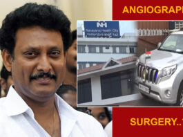 anbil mahesh admitted in banglore hospital